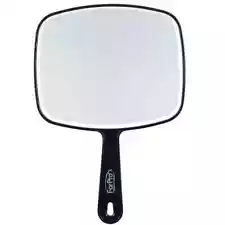 Hand Held Mirror Extra Large For Barber Lady Makeup Beauty Cosmetic with Handle