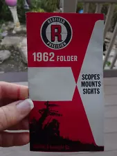 Redfield Rifle Scopes, Mounts & Sights 1962 Fold-Out Sales Brochure Folder