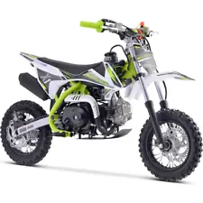 MotoTec USA® - Green X1 70cc 4-Stroke Gas Dirt Bike