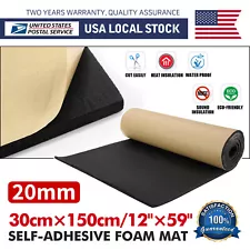 Closed Cell Sponge Foam Sheet Roll 20MM T x 12" W x 59"L for Padding DIY Project