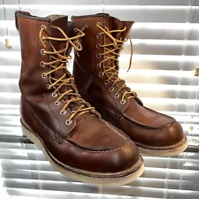 Red Wing Heritage ￼877 Classic Moc Toe Leather Boots Oro Legacy 11 D