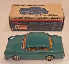 M.I.B. 1950s SSS TINY GIANT DAF 600 w/BOX DUTCH Tin Litho Friction SHIOJI Japan