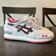 ASICS GEL LYTE iii White Pink Grey Size 11