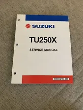 2009-2010 Suzuki TU250X Service Repair Manual OEM 99500-32160-03E Free Ship