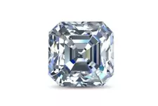 1.00 Ct Asscher Cut Diamond VVS1 D Color Loose Natural Gemstone for Sale