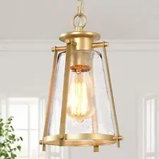 KSANA Gold Pendant Lighting for Kitchen Island, Hanging Brass Light Fixtures ...