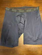 NIKE Shorts Blue Dri Fit Men's Boxer Briefs Size Medium