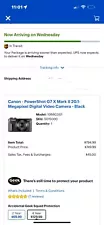 Canon PowerShot G7 X Mark II 20.1MP Compact Camera - Black