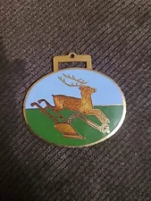 Deer Jumping Over Plow Hilty's Shoe Sales Watch Fob