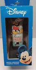 Mickey Mouse Phone Push Button Landline Telephone Disney W/Box 2004 NEW OPEN BOX