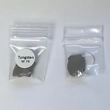 One Tungsten Metal Chunks High Purity Element 74 W Chemistry Sample