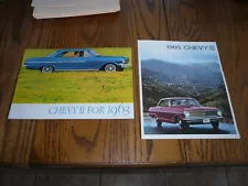 1963 1965 Chevrolet Chevy II Sales Brochures - Two for One Price