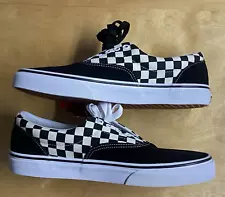 Vans Era - Primary Check - Black/White Men US 9.5 - VN0A38FRP0S New deadstock