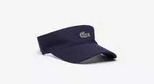 Lacoste Visor Cap Men's Sports Fleece Tennis Hat Visor Cap Navy NWT RK3592-166