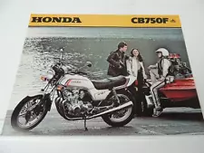 NOS 1979 Honda CB750F CB750 Dealer Brochure L821