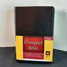 Holy Bible NLT New Living Translation Tyndale Compact Black Bonded Leather