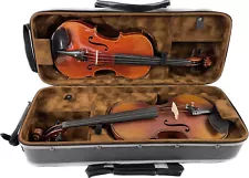 Good Quality / Pro. 4/4 Wooden Two/Double Violin Case - for air-flight on-board