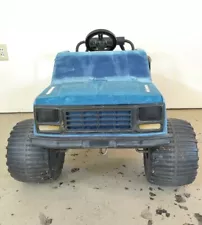 Vintage 1986 Power Wheels Bigfoot Big Foot Ford 4x4x4 Monster Truck Ride On Toy