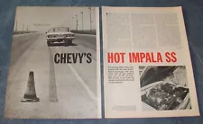 1961 Impala SS 409 Super Sport Vintage Road Test Info Article Bubble Top