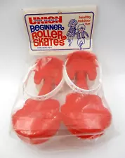 BRAND NEW VINTAGE 1960'S UNION BEGINNER ROLLER SKATES IN ORIGINAL SEALED BAG