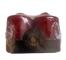 Holy Land Black Cherry Scented Candles Israel 4 oz Pair of Hand Made Sealed