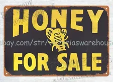 Honey For Sale metal tin sign nice wall restaurant wall decor pub