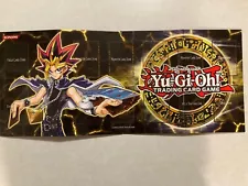 Yu-Gi-Oh Card Game Yugioh Yugi 1996 Konami Cardboard Folding Playmat Shonen Jump