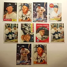 (10) 2021 Topps Mickey Mantle Collection Card Lot!!!