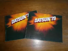 1979 Datsun 210 310 200-SX 510 810 280-ZX Sales Brochure- Vintage- Two For One