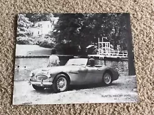 1961 British Austin-Healey 3000 Mark-II, original factory sales handout.