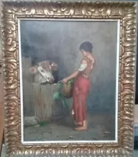 FINE Oil Canvas Painting - Styled After WILLIAM MERRITT CHASE / Signed