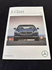 2018 Mercedes Benz S-class Sedan Sales Brochure S450 S560 S63 S65 AMG Catalog