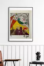 Marc Chagall, Original Hand-signed Lithograph with COA & Appraisal of $3,500