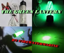 12v White Green Blue Led Underwater Submersible Night Fishing Light crappie Ice