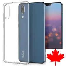 CLEARANCE SALE PRICE! For Huawei P20- Shockproof Protective Clear TPU Gel Case