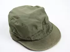 US Army Korean War M-1951 Field Cap OD Cotton Visor M51 M1951 Sz 7 1/4 Vtg 50s