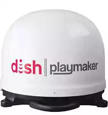 DISH PLAYMAKER PL7000R PORTABLE AUTOMATIC SATELLITE TV ANTENNA with Receiver