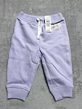 Baby Gap Logo Pull On Joggers 6-12 Months NWT