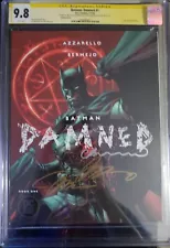 Batman Damned 1 cgc 9.8 3x SS Lee, Bermejo & Azzarello Uncensored Version