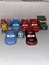 Disney Pixar Cars McQueen Mater Lot Of 10 Diecast Mcqueen Variations