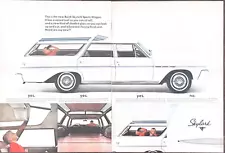 1964 Buick Skylark, station wagon, white, 4 doors