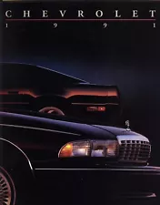 1991 Chevrolet Corvette Caprice Camaro Beretta Wagons 104-Page Sales Brochure