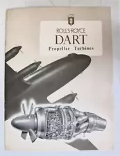 ROLLS ROYCE Dart Propeller Turbine Aero Engine Sales Brochure 1957 #276-A