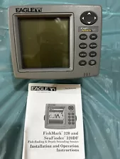 Eagle Fishmark Fish Mark 320 Fish Finder w/ power cord, transducer, instructions