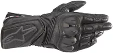 Alpinestars SP-8 V3 Black Leather Motorcycle Gloves