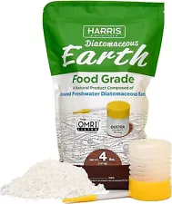 Diatomaceous Earth Food Grade - 4Lb with Powder Duster Included in the Bag