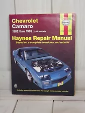 Repair Manual Haynes 24016 fits 1982-1992 Chevrolet Camaro (For: 1992 Chevrolet Camaro)