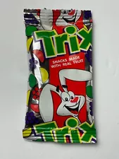 1996 TRIX Fruit Snacks sealed package candy cereal