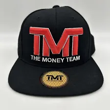 The Money Team Hat Cap Snap Back Red Black TMT Floyd Mayweather Retro Boxing NEW