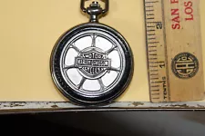 Vintage Harley Davidson Pocket Watch Franklin Mint 1977 XLCR Cafe Racer